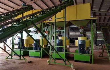 Chiny Cow dung fertilizer pellets production line with 1-5T/H capacity dostawca
